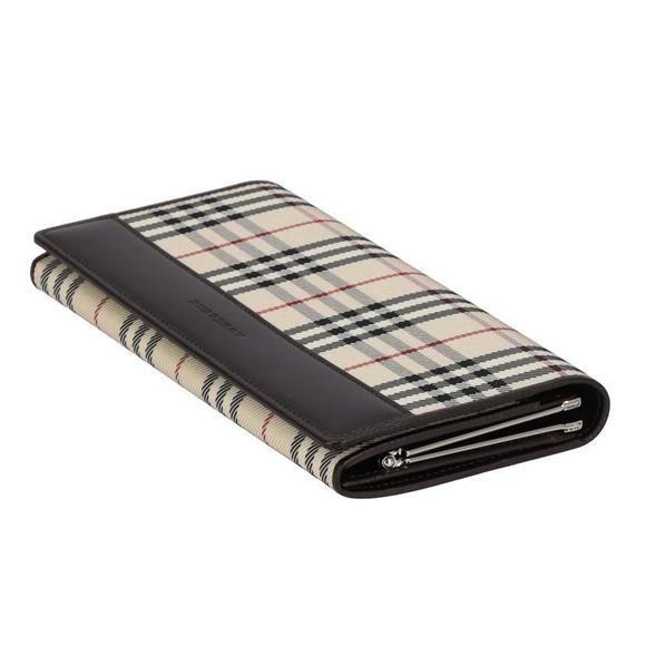 BURBERRY Bifold Flap Wallet Nova Check Long - Picture 3 of 6